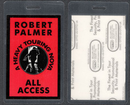 Robert Palmer Laminated All Access Backstage Pass from 1988 Heavy Touring Nova - £4.71 GBP