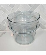 Vintage Pyrex FlameWare Double Boiler 6763-U Replacement Upper Glass Pot... - $16.34