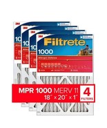 Filtrete 18x20x1 AC Furnace Air Filter MPR 1000 Micro Allergen Defense 4... - $108.65 CAD