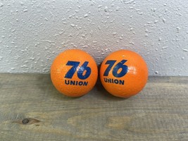 lot of 2 Vintage Union 76 Orange Antenna Ball Topper Original  Gas Oil - £11.83 GBP
