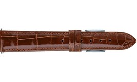 Genuine Louisiana Alligator Padded Stitched Polished Watch Strap with EZ... - $229.00+