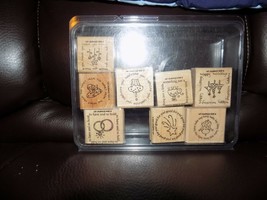 Stampin&#39; Up Figures of Speech Rubber Stamp Set 8 stamps EUC - £17.74 GBP