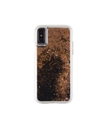 Fellowes ~ iPHONE Xs Max ~ Gold Glitter Snow Globe ~ Phone Protective Ca... - $28.05 CAD
