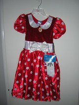 Nwt Disney Store Minnie Mouse Halloween Costume Sz 2 - 3 - $19.80