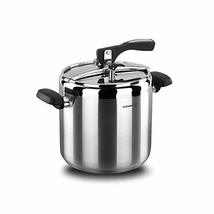 Korkmaz Turbo 9.5 Quart Stove Top Pressure Cooker Stainless Steel Cookware Induc - £94.68 GBP