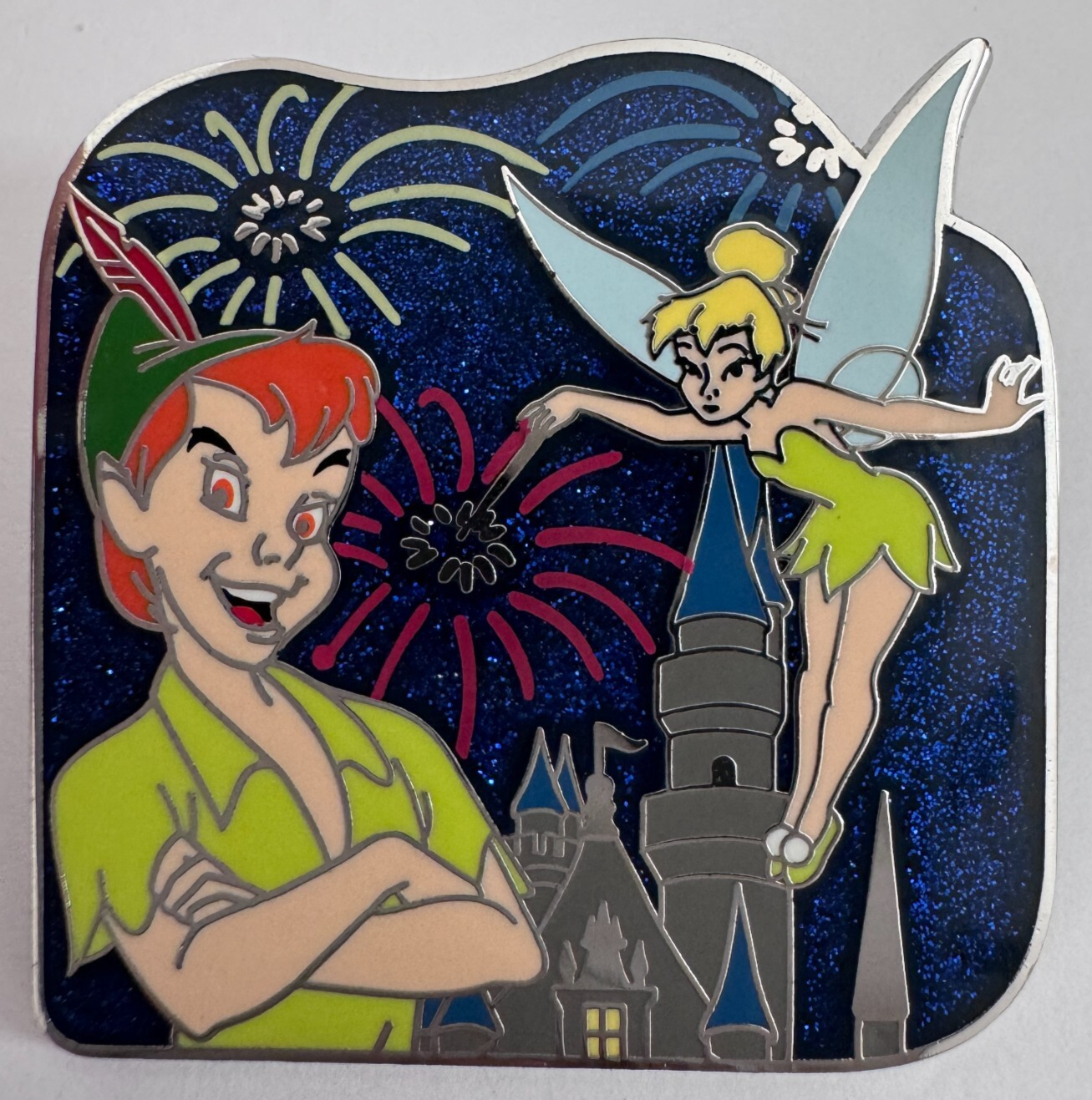 Disney 60th Diamond Celebration Disneyland Forever Peter Pan Pin LR 2015 - $22.76