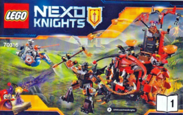 Instruction Book 1 Only For LEGO NEXO KNIGHTS Jestro&#39;s Evil Mobile 70316   - $6.50