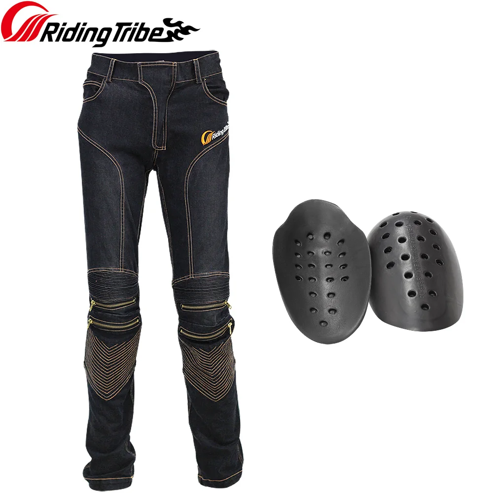 Men Women Motorcycle Slim Fit Jeans Motorbike Riding Protective Trousers - £77.63 GBP