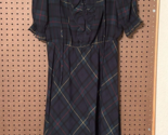 LAUREN RALPH LAUREN Women&#39;s Plaid Crinkle Georgette Dress Size 10 NWT $165 - £62.27 GBP