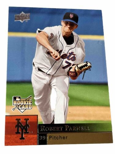 2009 Upper Deck New York Mets Baseball Card #414 Robert Parnell Rookie - $1.44