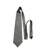 AK Collection Men’s Silk Tie, Vintage 80s–90s Black Silver Stripe Neckti... - €18,95 EUR