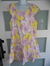 Faded Glory Pink Butterfly Dress size 14/16 XL Girl&#39;s NEW read below - $275.90 MXN