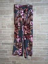 Soft Surroundings Floral print Elastic waist w/pockets Bohemian pants size XS - £16.07 GBP