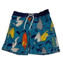 Baby Gap Toddler Boy Swim Trunks Shorts 4 yrs  Ethereal Blue Shark Summer Beach - £6.71 GBP