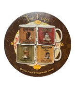 Oneida mugs, Greg Gorham, vintage tea mugs, stoneware mug set, tea cup set - $43.46 CAD