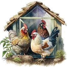 5D Rooster Diamond Painting Arts - £17.03 GBP