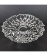 Vintage  Tobacciana Lead Crystal Cut Clear Glass Ashtray 7 Inch Cigar Ci... - $361.01 MXN