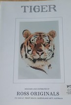 Ross Originals Tiger Cross Stitch Pattern  - $14.20