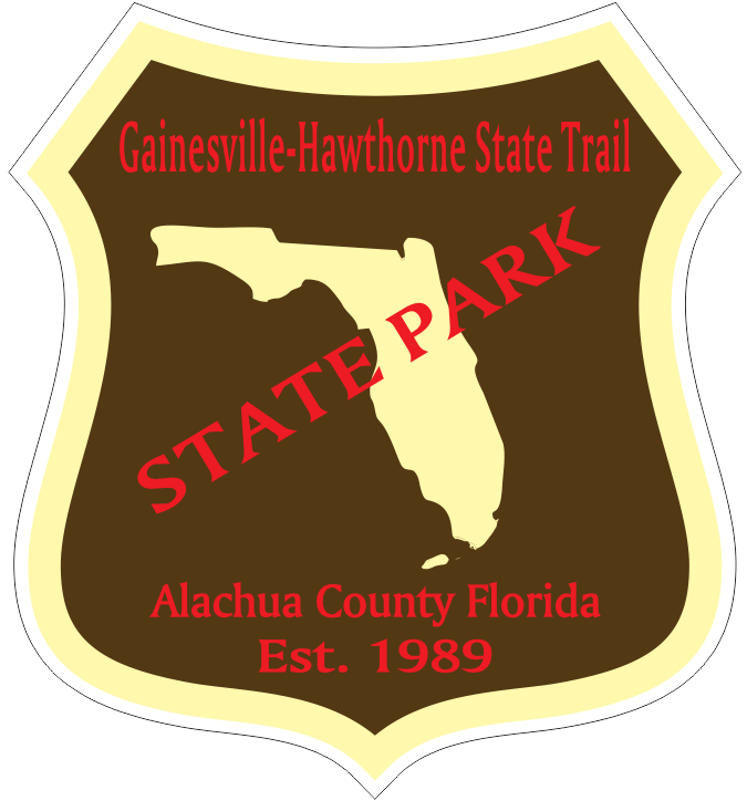 Gainesville-Hawthorne State Trail Florida State Park Sticker R6818 PICK SIZE - $1.45 - $12.95