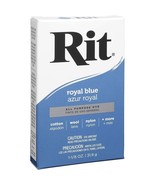 Rit All Purpose Powder Dye 1-1/8oz Fabrics Wood Craft Paper Royal Blue P... - €8,21 EUR
