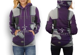 BOC Blue Oyster Cult  Womens Graphic Zipper Hooded Hoodie - £27.42 GBP+