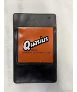 Vintage plastic pocket protector Quasius Bros General Contractors pen ho... - $19.99