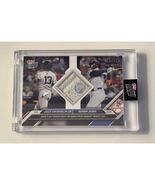 70/125 Aaron Judge Jazz Chisholm Jr 2024 Topps NOW Game Used Base Relic ... - $321.75