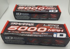 Traxxas Two 5000 Batteries 3 cell MAH 2872X  READ - £77.32 GBP