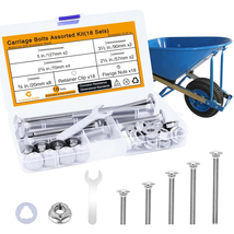 Stainless Steel Wheelbarrow Bolt and Nut Replacement Kit (18 Sets) - $9.61+