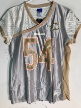 Reebok Women&#39;s NFL Jersey Chicago Bears Brian Urlacher Gold Flirt sz L - £13.23 GBP