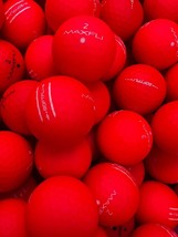 15 Red Matte Finish Max Fli Near Mint Soft-Fli AAAA Golf Balls.. - $19.30