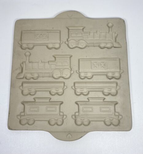 Primary image for Pampered Chef STONEWARE Home Town Train MOLD FAMILY HERITAGE Vintage 1998