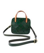 Purse for Women Genuine Leather Shoulder Bag Mini Tote Green Handbag for... - £83.35 GBP