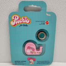 RARE Vintage 1982 Mattel Poochie Sticky Stuff Tape Dispenser NEW in Package! NOS - £39.76 GBP