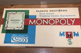 VINTAGE 1961 Monopoly Board Game Parker Brothers Complete with Accessori... - $17.72