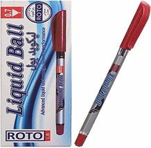X3 PACKS Roto liquid ball ballpoint pen, 0.7 mm, Red - pack of 12//FREE ... - $39.00