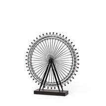 Black Metal London Eye Sculpture - $3,054.31 MXN