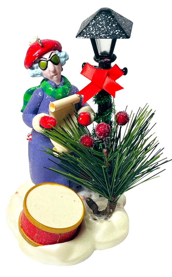 Maxine The Crabby Caroler Sound &amp; Light Magic-HALLMARK KEEPSAKE ORNAMENT - $3.59