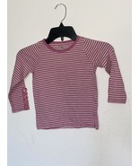 Poof Pink/cream girls top size 4T preowned - €1,50 EUR