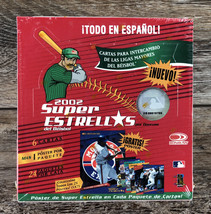 2002 Donruss Super Estrellas (Stars) Baseball Box Spanish  24 Packs 6 Cards ea - £55.38 GBP
