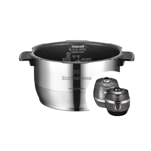 CUCKOO Eco Stainless Wide &amp; Flat Inner Pot with Gloss Buffing (CRI-HSP06... - $129.98