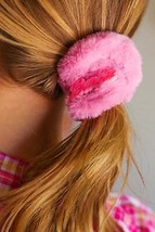 Barbie Pink Furry Scrunchie - $5.89