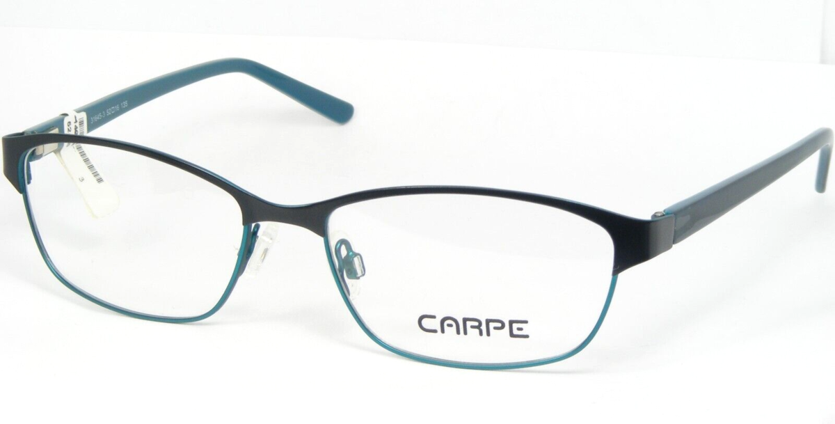CARPE 31645-3 Schwarz/Blaugrün Brille Metall Rahmen 52-16-135mm - $56.42