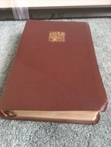 Rare Niv Women&#39;s Devotional Bible Burgundy Leather Red Letter 1984 Text - £43.61 GBP