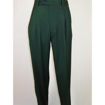Men Apollo King Band Collarless Church Suit Mandarin 5 Hidden Buttons AG59 Green image 11