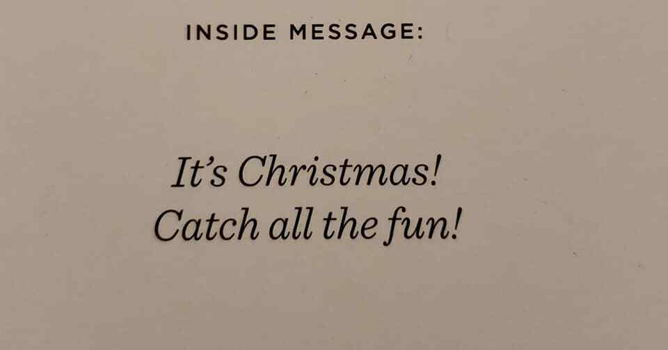 HALLMARK CHRISTMAS CARD WITH MESSAGE INSIDE BOX OF 16 (LOC TUB E-4) Item image 2