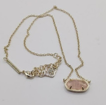 Kendra Scott Rose Quartz Necklace - $40.00