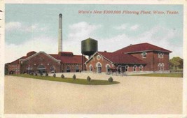 Water Filtration Plant Waco Texas 1917 postcard - £5.14 GBP