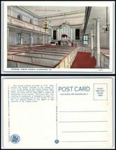 VIRGINIA Postcard - Alexandria, Christ Church Interior, Washington&#39;s Pew K41  - £2.21 GBP