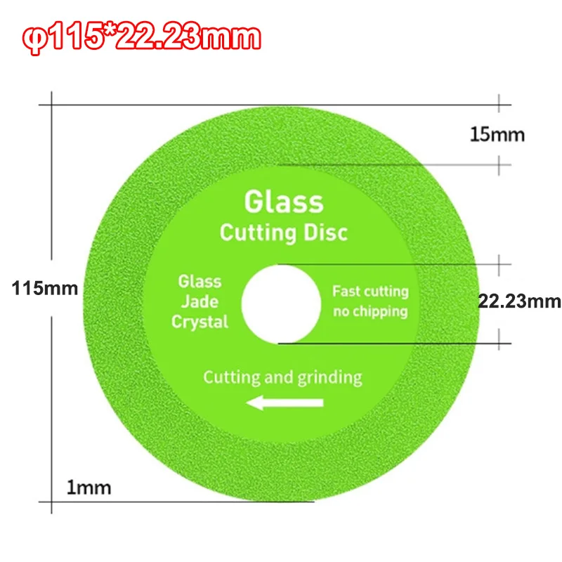 ?115/125mm x22.2m Gl Cutting Disc  Marble Saw Blade Ceic Tile Jade Speci... - £32.57 GBP